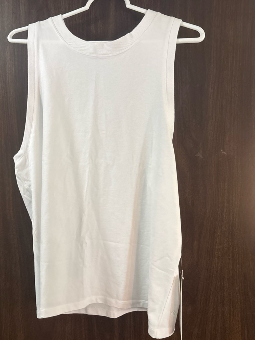 lululemon athletica White Sleeveless Muscle Tank